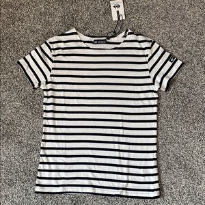 Hublot Black & White Striped Cotton T Shirt NWT
